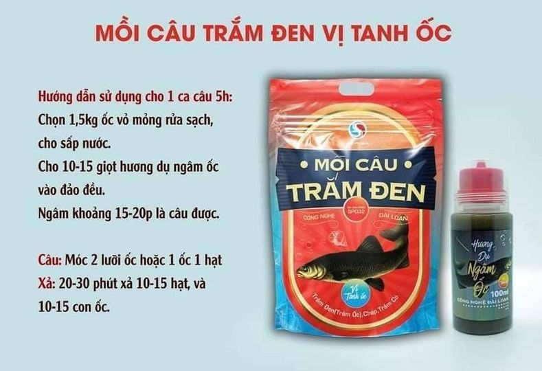  Sapham - Mồi Câu Trắm Đen 