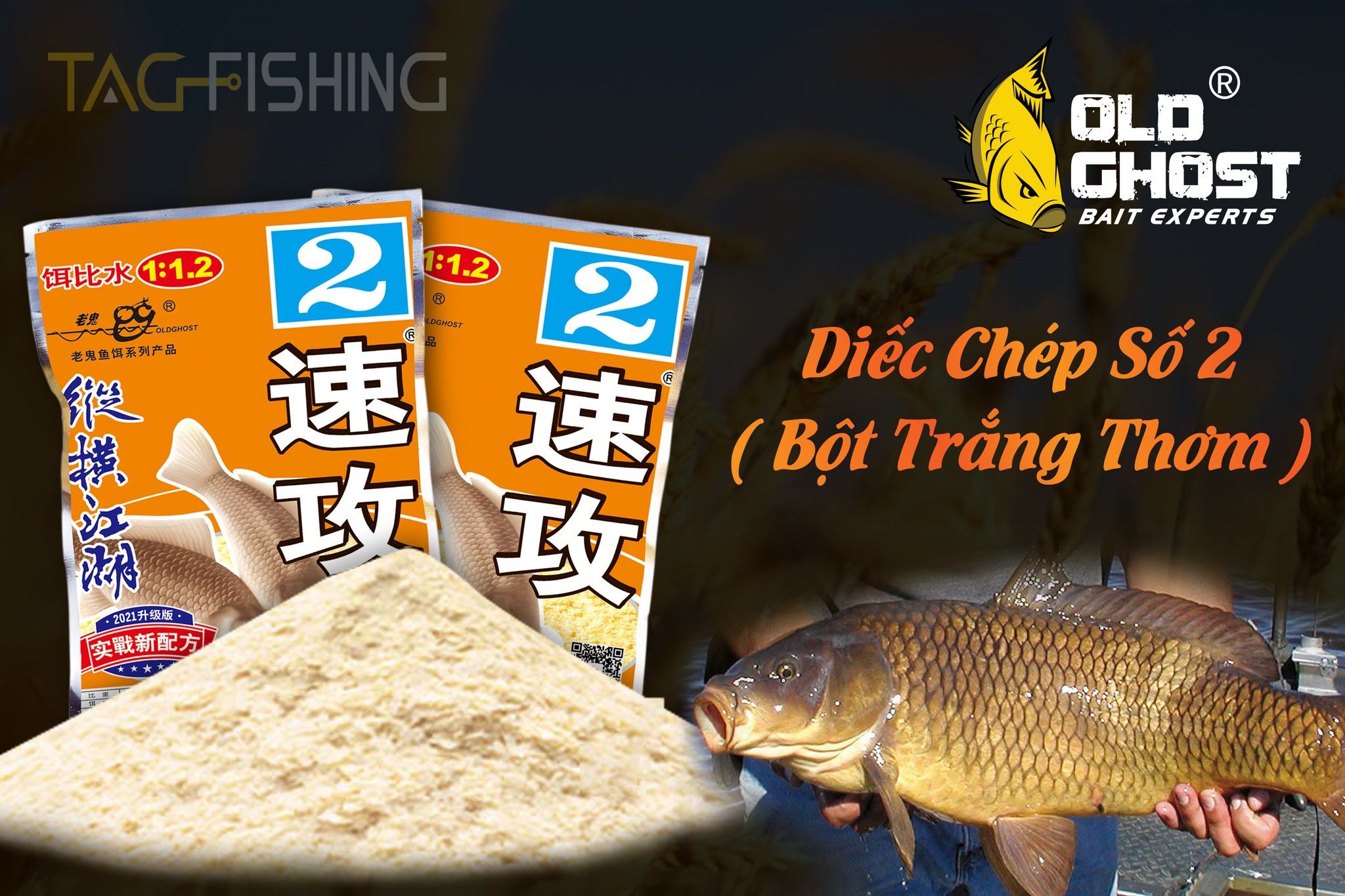  Mồi Câu Lão Quỷ - Diếc Chép Số 2 