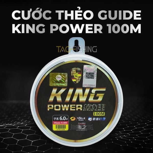  Cước thẻo Săn hàng Guide KING POWER 100M 