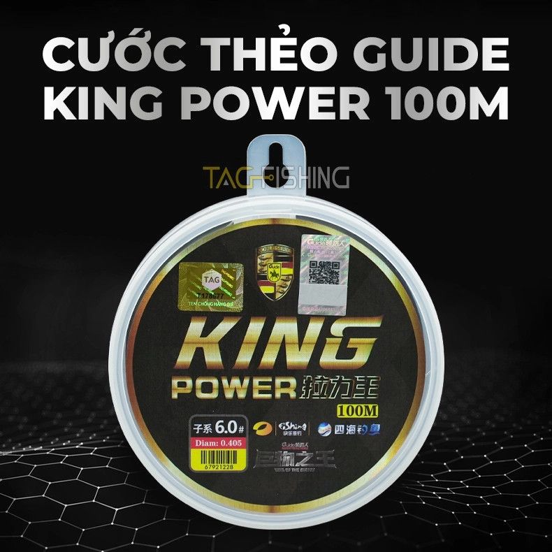  Cước thẻo Săn hàng Guide KING POWER 100M 