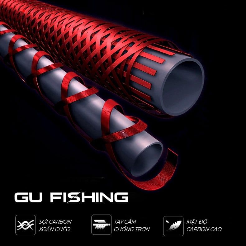  Cán Vợt GUF S1 Vương Quyền Săn Hàng Đỏ Đen 