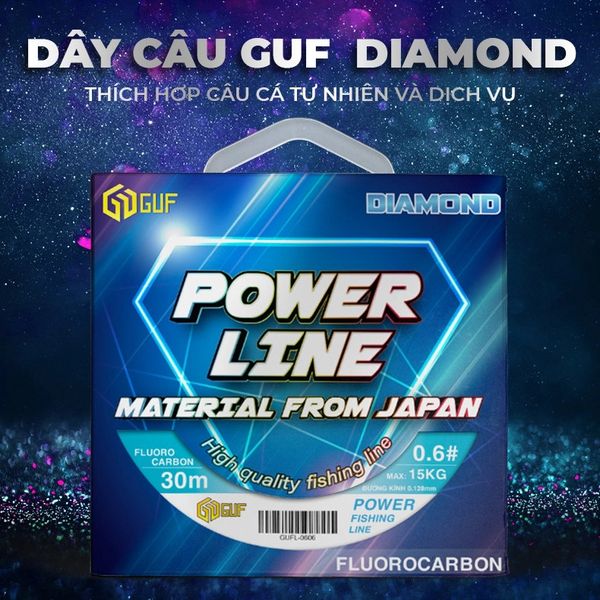  Cước Thẻo GUF Diamond FluoroCarbon - 30m 