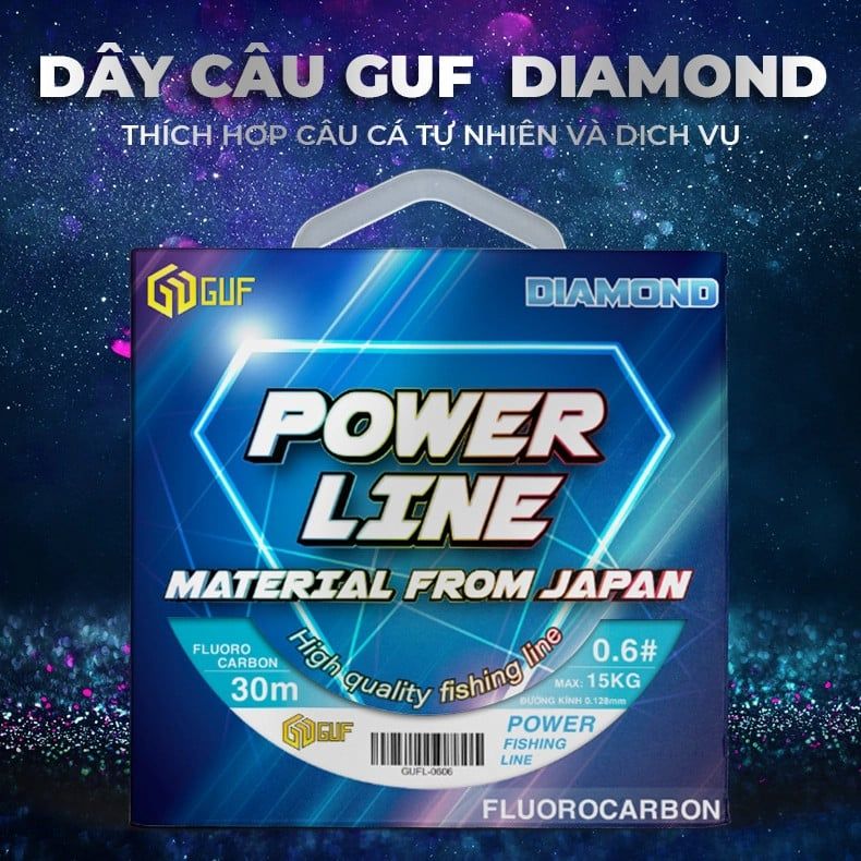  Cước Thẻo GUF Diamond FluoroCarbon - 30m 