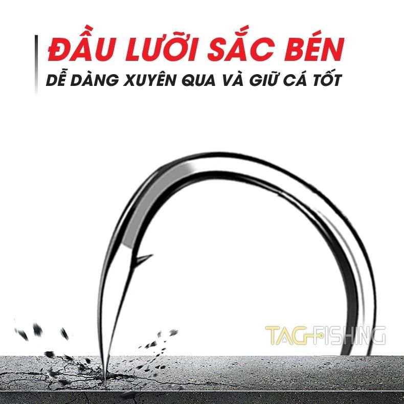  Lưỡi Câu GUF Địa Long FCA (Săn Hàng) 
