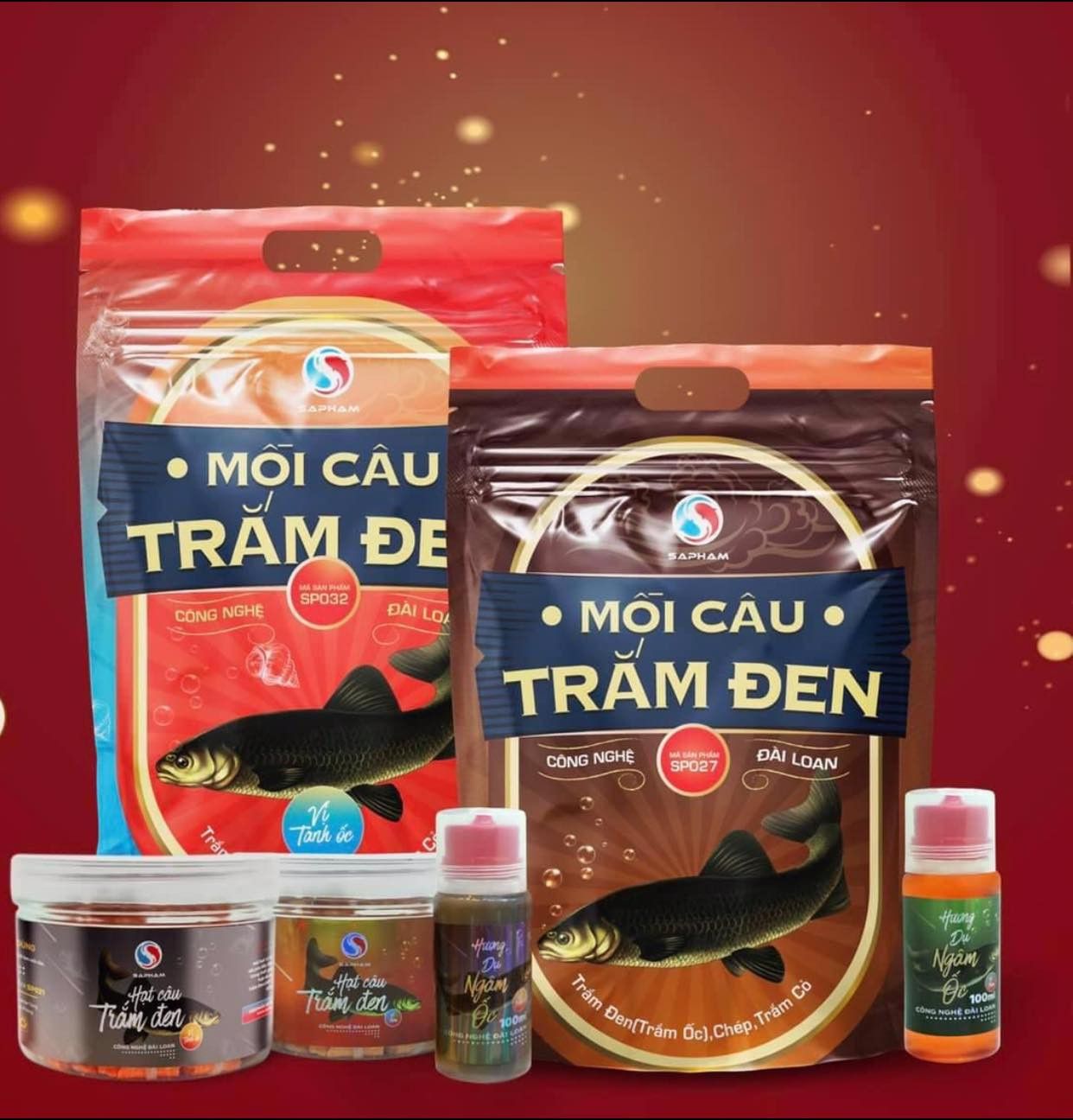  Sapham - Mồi Câu Trắm Đen 