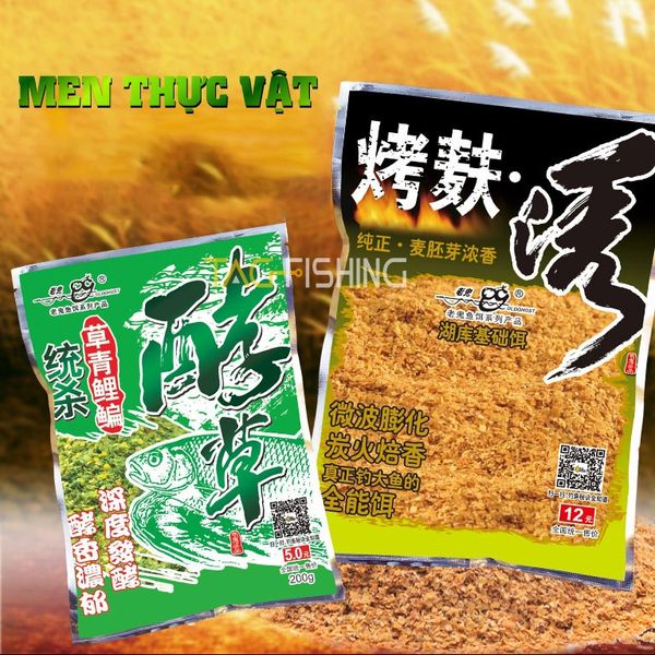  Mồi Câu Lão Quỷ - Men Thực Vật ( Trắm Cỏ) 