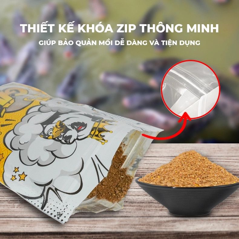  Mồi Câu GUF Gấu Vương - Rô Phi 
