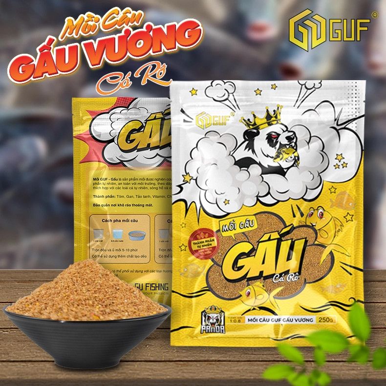  Mồi Câu GUF Gấu Vương - Rô Phi 