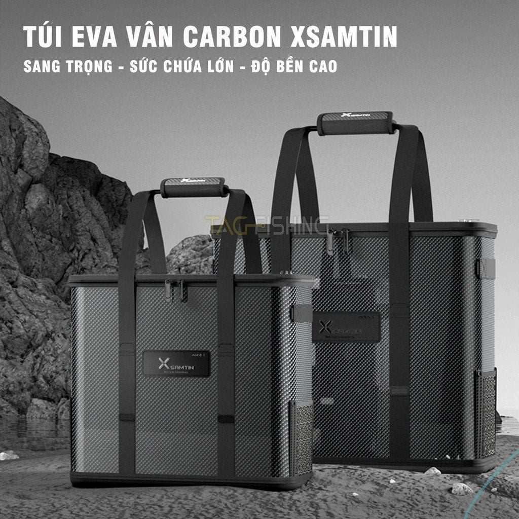  Túi EVA Vân Carbon Xsamtin 
