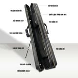  Bao Đựng Cần GUF 88 ABS Cao Cấp (132x21x14) 