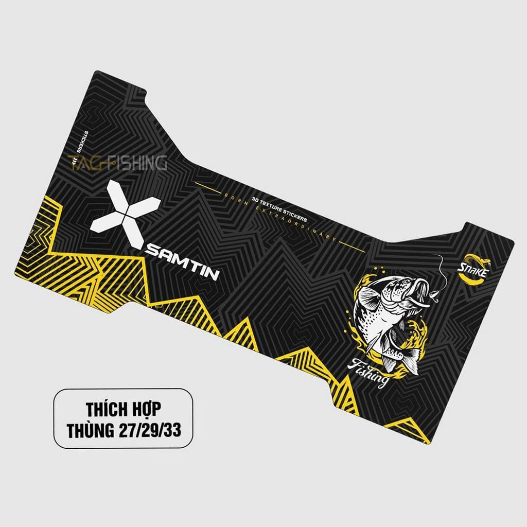  Bộ Decal Pha Lê dán Cạnh Thùng XR- 911 Xsamtin 