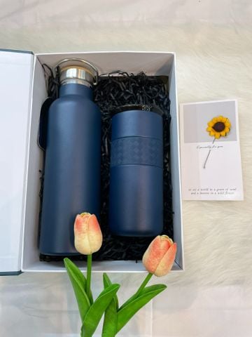  Gift Elemental set Thanh Xuân - Xanh navy 