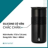  Ly giữ nhiệt Elemental Artisan 480ml - Vân đá trắng 