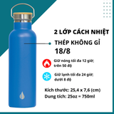  Bình giữ nhiệt Elemental Classic 750ml - Azure 