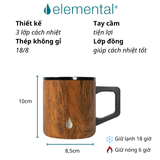  Cốc giữ nhiệt Elemental Summit 360ml - Vân gỗ 