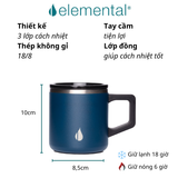  Cốc giữ nhiệt Elemental Summit 360ml - Xanh navy 