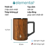  Cốc giữ nhiệt Elemental Summit 470ml - Vân gỗ 