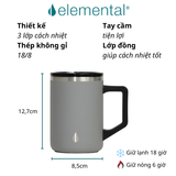  Cốc giữ nhiệt Elemental Summit 470ml - Xám 