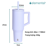 Ly giữ nhiệt Elemental Commuter 1180ml - Xanh ice blue 