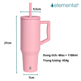  Ly giữ nhiệt Elemental Commuter 1180ml - Hồng 