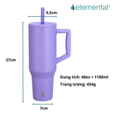  Ly giữ nhiệt Elemental Commuter 1180ml - Tím 