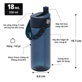  Bình nước Elemental Tritan 530ml 