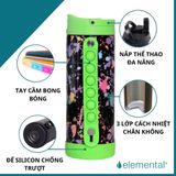  Bình giữ nhiệt Elemental Iconic Pop 414ml -  Green Paint Splatter 