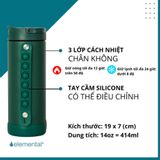  Bình giữ nhiệt Elemental Iconic Pop 414ml - Xanh lá 