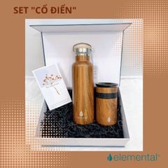  Gift Elemental set Cổ Điển - Vân gỗ 