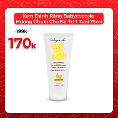 Kem Đánh Răng Babycoccole Hương Chuối Cho Bé Từ 1 Tuổi 75ml