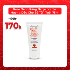 Kem Đánh Răng Babycoccole Hương Dâu Cho Bé Từ 1 Tuổi 75ml