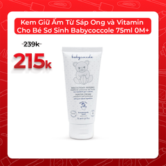 Kem Giữ Ấm Từ Sáp Ong và Vitamin Cho Bé Sơ Sinh Babycoccole 75ml 0M+