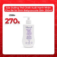 Sữa Dưỡng Thể Chiết Xuất Hạnh Nhân Cho Bé Sơ Sinh Babycoccole 0M+ 250ml