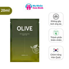 Mặt Nạ Dưỡng Da Thuần Chay Barulab Olive The Clean Vegan Mask