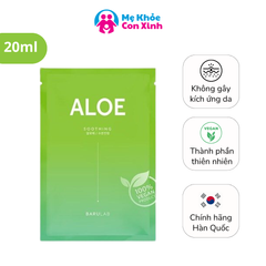Mặt Nạ Dưỡng Da Thuần Chay Barulab Aloe The Clean Vegan Mask