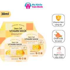 BANOBAGI - Mặt nạ Stem Cell Vitamin Mask Tone up - Vàng