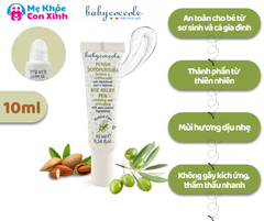 Đầu Lăn Giảm Vết Muỗi Đốt Hạnh Nhân - Dầu Oliu Babycoccole 10ml