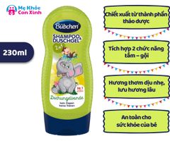 Sữa Tắm Gội Nhiệt Đới Bubchen Kids Shampoo & Duschgel 230ml