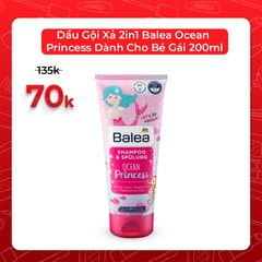 Dầu Gội Xả 2in1 Balea Ocean Princess Dành Cho Bé Gái 200ml