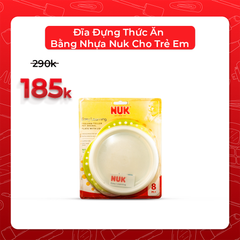 Đĩa Đựng Thức Ăn Bằng Nhựa Nuk Cho Trẻ Em