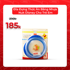 Đĩa Đựng Thức Ăn Bằng Nhựa Nuk Disney Cho Trẻ Em