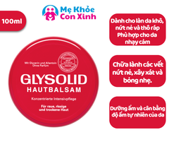 Kem Dưỡng Da Cải Thiện Nứt Nẻ Glysolid Hautbalsam 100ml