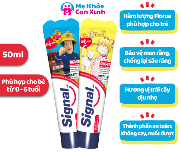 Kem Đánh Răng Signal Cho Bé 0 - 6 Tuổi 50 ml