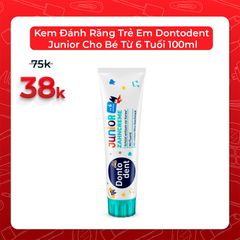 Kem Đánh Răng Trẻ Em Dontodent Junior Cho Bé Từ 6 Tuổi 100ml