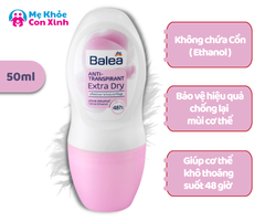 Lăn Khử Mùi Balea Anti Transpirant Extra Dry 50ml