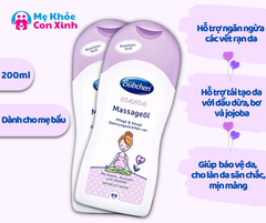 Dầu Massage Mẹ bầu Bubchen Mama Massageol 200ml