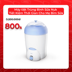 Máy tiệt Trùng Bình Sữa Nuk Tiết Kiệm Thời Gian Cho Mẹ Bỉm Sữa