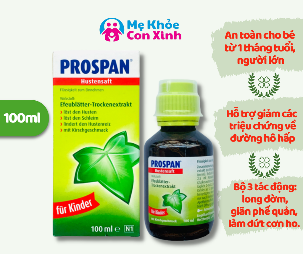 Siro Thảo Dược Giảm Ho Prospan 100ml