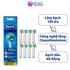 Set 8 Đầu Thay Bàn Chải Điện Oral-B Precision Clean