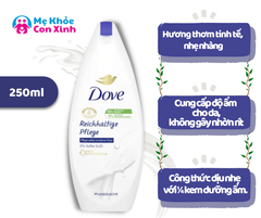 Sữa tắm dưỡng ẩm da Dove Reichhaltige Pflege Original 250ml